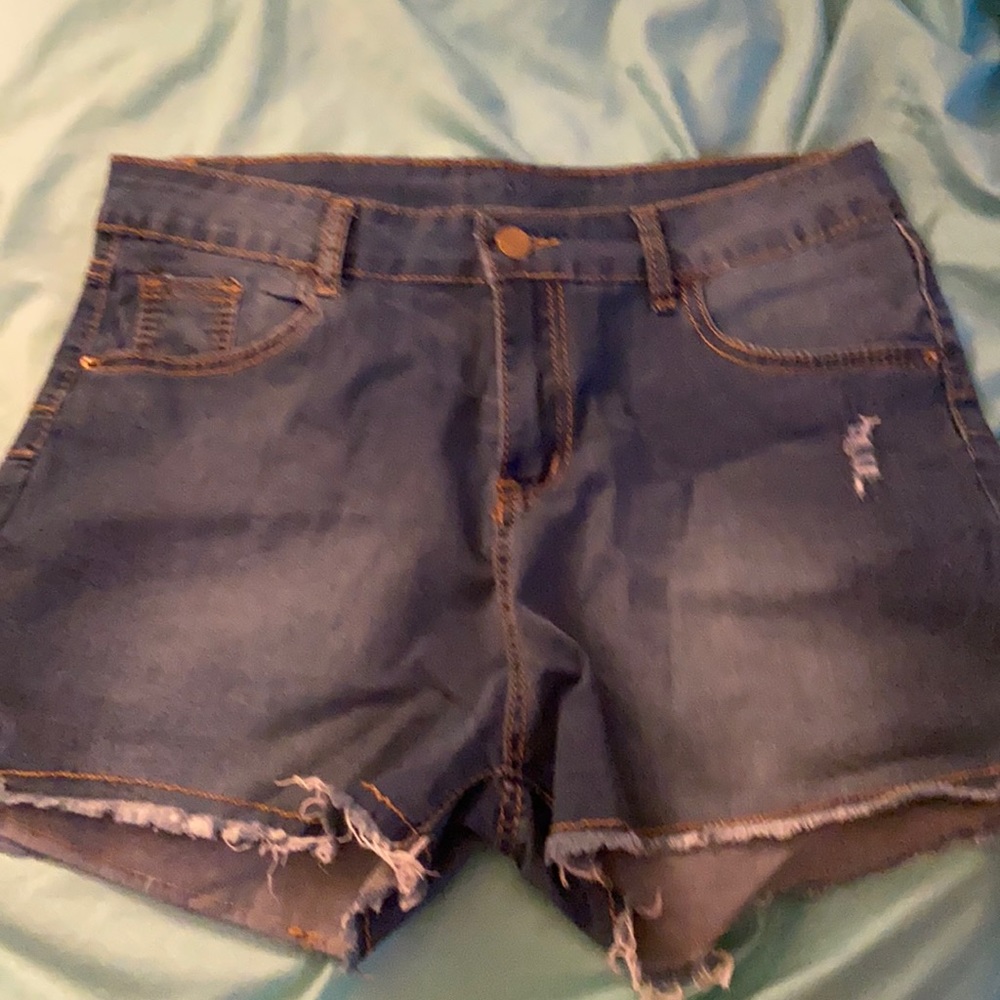 Denim shorts